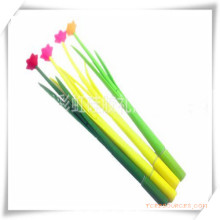 Silicone Ball Pen with Grass and Flower Shape for Promotion